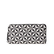 Kate Spade Hollie Spade Clover Geo Large Continental Wallet Black multi