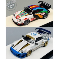 Old Zhou Weiyingtm 1/64 Classic Porsche 964 RWB Leman Rally 911 EA Mini Gt