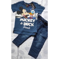 BAJU T-SHIRT SELUAR JEANS HIGH QUALITY PREMIUM DRAGON BALL NARUTO SPIDERMAN MICKEY MOUSE DONAL DUCK 