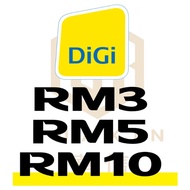 DiGi Prepaid Topup RM3, RM5, RM10 (Direct Topup)