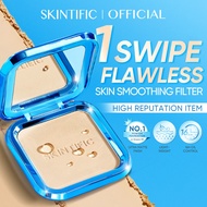 SKINTIFIC TWC Bedak Compact Cushion 9g Powder foundation full coverage Concealer face oil Control co