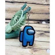 Among us transparent mica keychain / Game among us MPP keychain