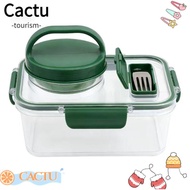 CACTUS Mason Jar Salad Container, Sealed Jar Leak Proof Salad Pod, Salad Jar Rectangular Design Port