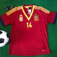 Vintage Adidas 2013 Spain Home Jersey 14 Alonso