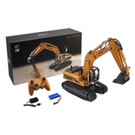 PROMO- WL 16800 TRUCK EXCAVATOR RC 23 CHANNEL 1/16 2.4G METAL LAMPU LED SMOKE - VICTORIOUS21