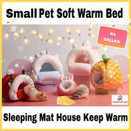 Small Pet Bed Hamster House Bed Washable Winter Warm Soft Cushion Hamster Winter Nest Hamster Bed Warm Hamster Bed
