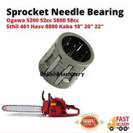 Sprocket Needle bearing Chainsaw 4500 5200 5800 45cc 52cc 58cc Tokai Ogawa OG6816 OG6818 OG6820 18” 