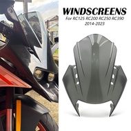 For RC125 RC250 RC200 RC390 2014-2023 New Windshield Motorcycle Windshield Protective Cover Deflecto