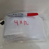 800GRAM PLASTIK HEAVY DUTY PE 4 X 12 / PLASTIK BUNGKUS IKAN / PLASTIK TARIK / PLASTIK WARNA / PLASTI