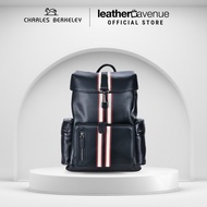 Charles Berkeley MANSFIELD Carbon Fibre Cow Leather Backpack for Men's Backpack (KP-22019)