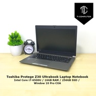 Toshiba Protege Z30 Ultrabook Intel Core i7-6500U 16GB RAM 256GB SSD Laptop Refurbished Notebook