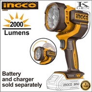 INGCO 20V LI-ION WORK LAMP 22.5W 2000 LUMENS CWLI2088