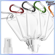 10PCS 50ml Travel Plastic Clear Spray Bottles Leakproof Empty Squeeze Container Refillable Sprayer B