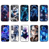 Samsung F06 F16 F56 M06 M16 M56 5G S25 PRO Ultra edge 5G Satoru Gojo Soft black TPU phone case