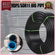 ❃ ✨ 1ROLL BLACK BIO HDPE HOSE PIPE SDR 11 PVC WATERLINE / WIRINGS - 1/2 x 20mm