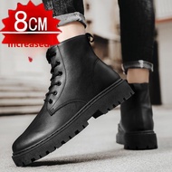 Cos Man Exhibition Super Elevator Shoes 12cm Boots Mens Business Shirt British Style Invisible Hidde