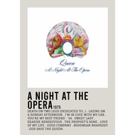 【READY STOCK】Poster Cover Album A Night at the Opera by Queen for room/wall/gift