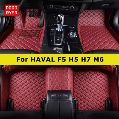 DOODRYER Custom Car Floor Mats For HAVAL F5 H5 H7 M6 Auto Carpets Foot Coche Accessorie