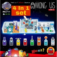Among us 4 in 1 set Lego figure brick amongst us toys dummy imposter crew mate