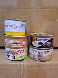貓罐頭 (Sheba, Carny, Almo Nature, Purina) $25/5罐