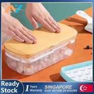 Silicone Ice Maker with Lid/Ice Cube Mold/Ice Storage Box with Lid/Ice Mold Box/Free Ice Shovel/Stackable Ice Cube Tray