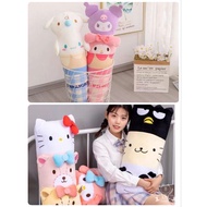 Sanrio Tsum Pompompurin Melody Gudetama Duffy Stack Up Bolster Plush