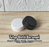 20PCS TUTUP BOTOL PLASTIK BERSEGEL MURAH diameter tutup botol 4cm untuk botol CANTIK 350ML DAN BOTOL