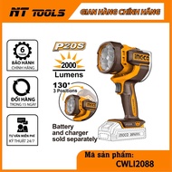 INGCO 20V battery-powered work light with super bright led bulb 22.5W CWLI2088