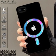 Case Oppo A83hp - Oppo A83 Softcase Magsafe Logo Motif - Oppo A83 Casing - Silicone Oppo A83hp - Pro