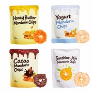 Jeju Tangerine Chip Snack Assorted Flavor Set Korean Fruit Snack