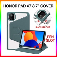 Honor Pad X7 8.7inch Transparent Acrylic Pen Slot Cover Honor PadX7 Protector Casing