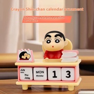 Crayon Shin-chan Desk Calendar Ornament Shin-chan Zouemon Figurine Peripheral Doll Desktop Ornament