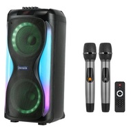 AIWAPSP-808A Party ลำโพง PA บลูทูธ (480 วัตต์, สีดำ)