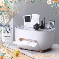 Ecoco Tissue Box Storage Box Office Desk Case Organizer - E2009