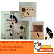 BREEDING BIRD Nestbox/ Sarang Telur Burung Baji/Nestbox Budgie/Nestbox Bird