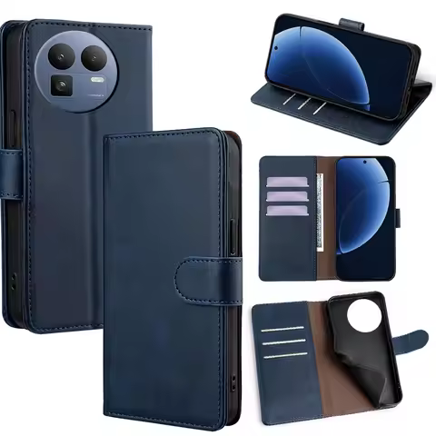 Shockproof Magnetic Buckle Flip Mobile Phone Case for Realme GT8 GT7 Pro Racing GT 7T 6T GT Neo6 SE 