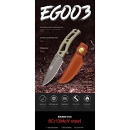 Enlan New EG003 Fixed Blade Knife 8Cr13MoV G10 Handle Outdoor Camping Hunting Survival fixed knife