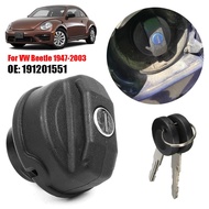Car Replacement Fuel Petrol Lock Tank Filler Cap Cover with 2 Keys Lockable For VW LUPO BEETLE POLO 