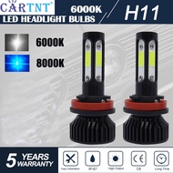 CarTnT 2ชิ้นหลอดไฟหน้ารถ H7 LED H9 HB3 9005 HB4 9006 H11 H4 H8 9004 HB1 H13ไฟหน้า LED Canbus 100W 30000LM 6500K 12V
