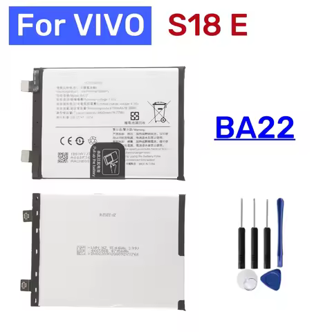 BA22 Replacement Battery 4800mAh For Vivo S18E S18 E Phone Battery akku+ Free Tools