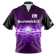 Brunswick DS Bowling Jersey - Design 1525-BR Bowling jersey Polo shirt