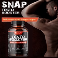 SNAP อาหารเสริม Testo Testosterone Booster + พืชและวิตามิน 14 ชนิด, 60/120 แคปซูล [ ของแท้!!! สินค้านำเข้า ] ( ระวังของปลอม!! ) ราคา ถูก / ส่ง