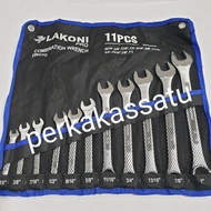 WRENCH 5 INCH WRENCH SET 16 - 1 INCH 11 PCS LAKONI PRO JETJO TOOL