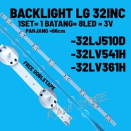 LG 32INC 32LJ510D 32LV541H 32LV361H 1 SET 1 STICK 8LED 3V
