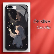 Ốp Lưng cho iρhone 787 PLUS8 PLUS Mặt kính cường lực cao cấp ỐP CẶP ĐÔI