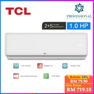 TCL Non-Inverter 1.0HP/ 1.5HP/ 2.0HP Air Conditioner R32 Fast Cooling Aircond Elite Series Sejuk