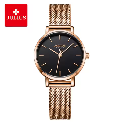 Julius Watch Female Simple Fashionable Trendy Waterproof Pointer style Quartz Women's Watch Gifts fo
