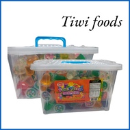 ۞ △ ▥ Tiwi Fruit Jelly Bucket 220pcs