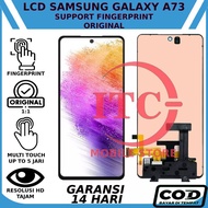 LCD TOUCHSCREEN SAMSUNG A73 ORIGINAL SUPPORT FINGERPRINT FREE WARRANTY GLUE