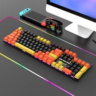 Mechanical Gaming Keyboard, 60% RGB Hot-Swappable Wired Keyboard Multicolor Keycaps Creamy keyboard